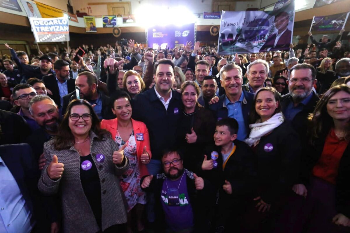 Em convenção, Solidariedade oficializa apoio à reeleição de Ratinho Júnior