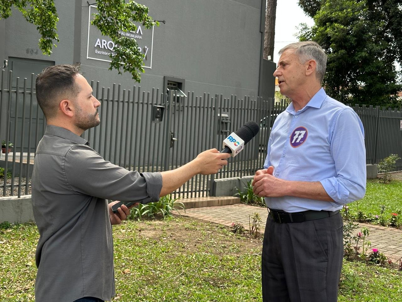 Em entrevista a RPC Luizão critica o pouco tempo de fala sobre suas propostas