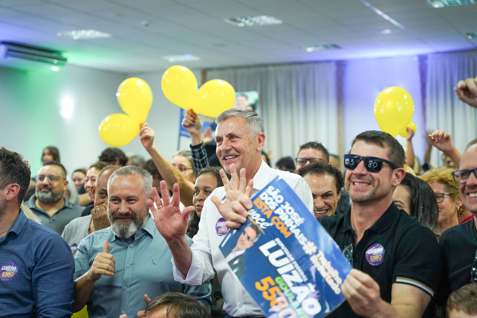 Luizão Goulart lança campanha para deputado federal em São José dos Pinhais